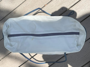 
            
                Load image into Gallery viewer, The Hull Navy Sea Urchins Large Recycled Sailcloth Beach Bag
            
        