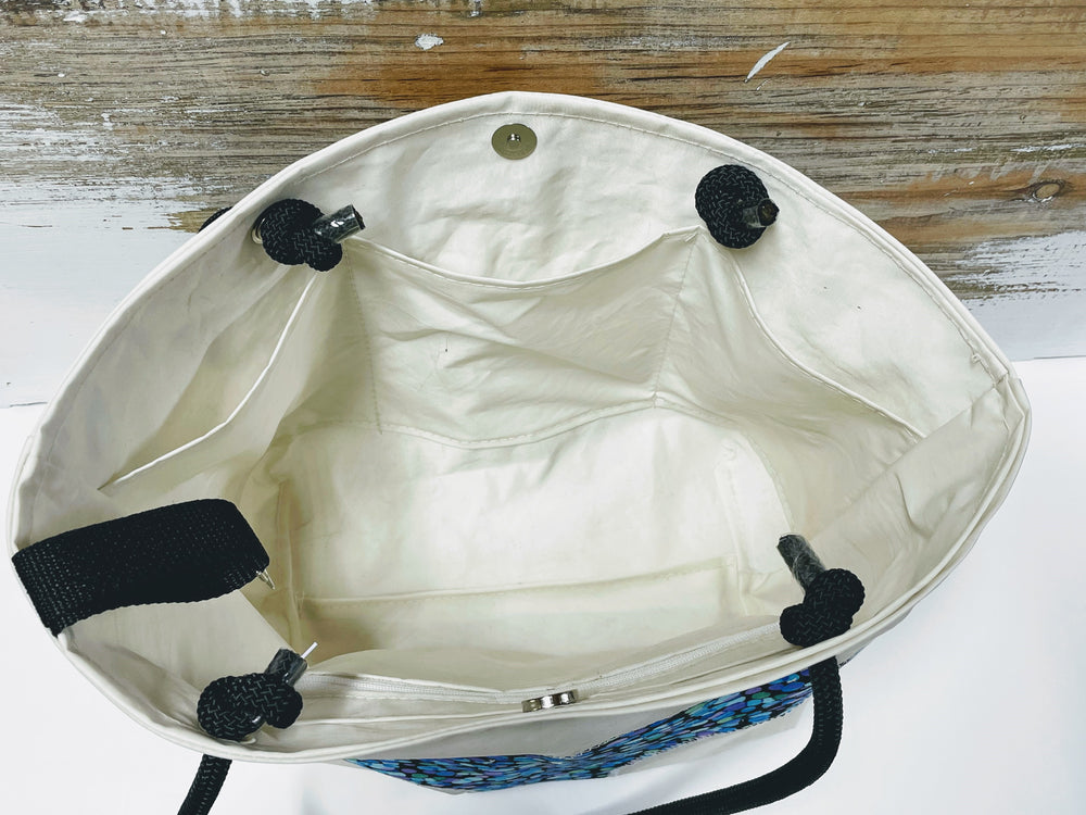 Main Sail Sunflowers Recycled Sail Tote