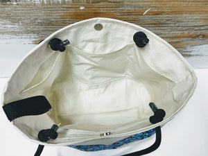 Main Sail Sunflowers Recycled Sail Tote