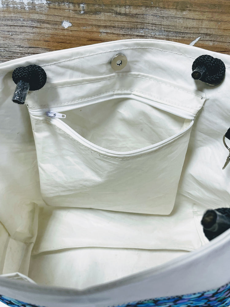 Main Sail Sunflowers Recycled Sail Tote