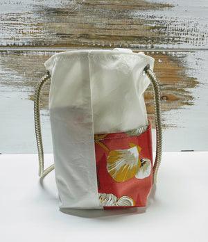 
            
                Load image into Gallery viewer, Main Sail Coral Seashells Recycled Sailcloth Tote Bag
            
        