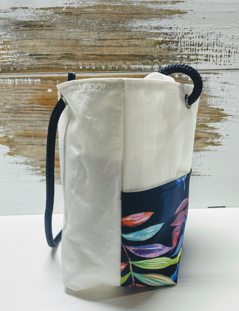 
            
                Load image into Gallery viewer, Main Sail Rainbow Ferns Recycled Sailcloth Tote Bag
            
        