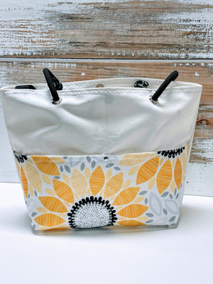 Main Sail Sunflowers Recycled Sail Tote