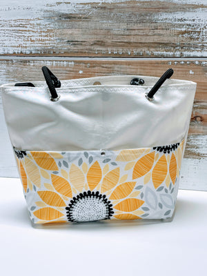 Main Sail Sunflowers Recycled Sail Tote