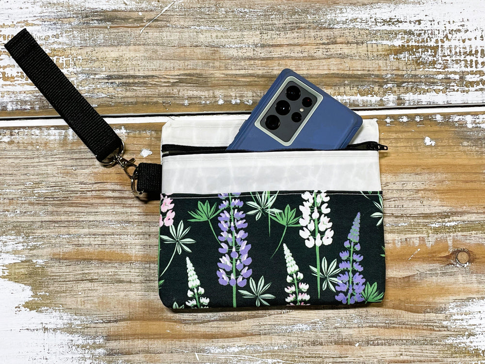 Maine Lupine Wristlet