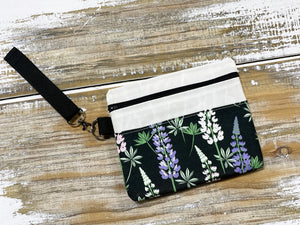 Maine Lupine Wristlet