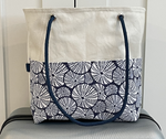 Recycled Sailcloth Sea Urchins Travel Bag with Trolley Sleeve