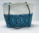 Main Sail Blue Octopus Recycled Sail Tote Bag