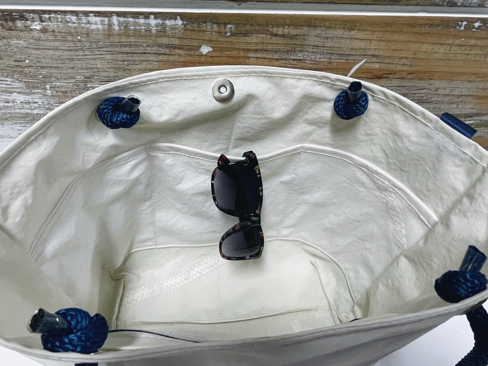 Main Sail Sunflowers Recycled Sail Tote